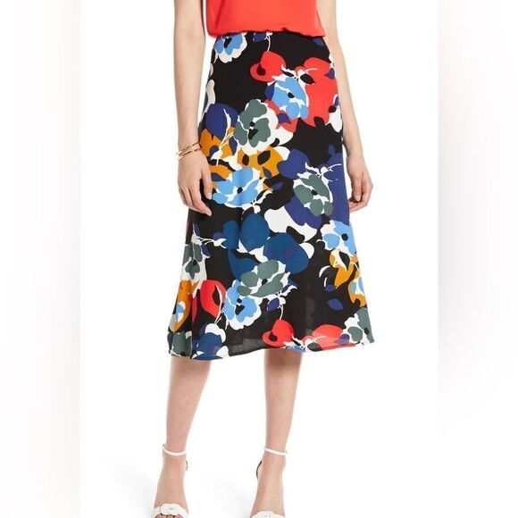 Halogen Floral MIDI Skirt - Picture 2 of 9